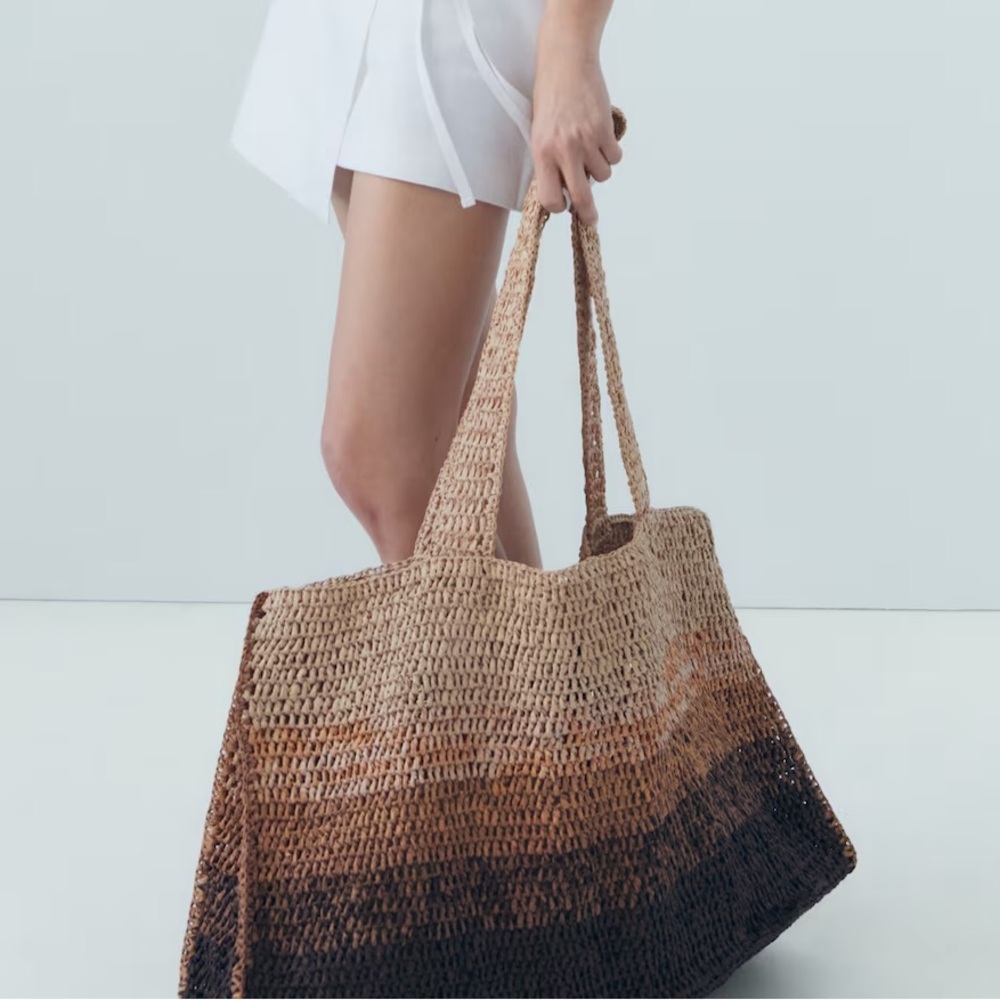 Mango | Gradient Natural Fiber Bag